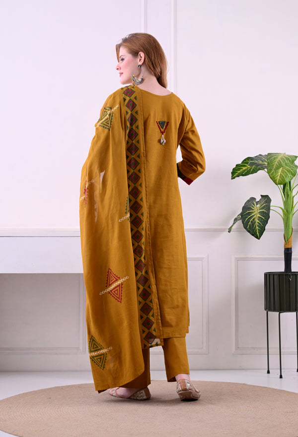 musterd Ethnic Meadow Pocket Kurta set