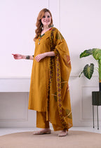 musterd Ethnic Meadow Pocket Kurta set