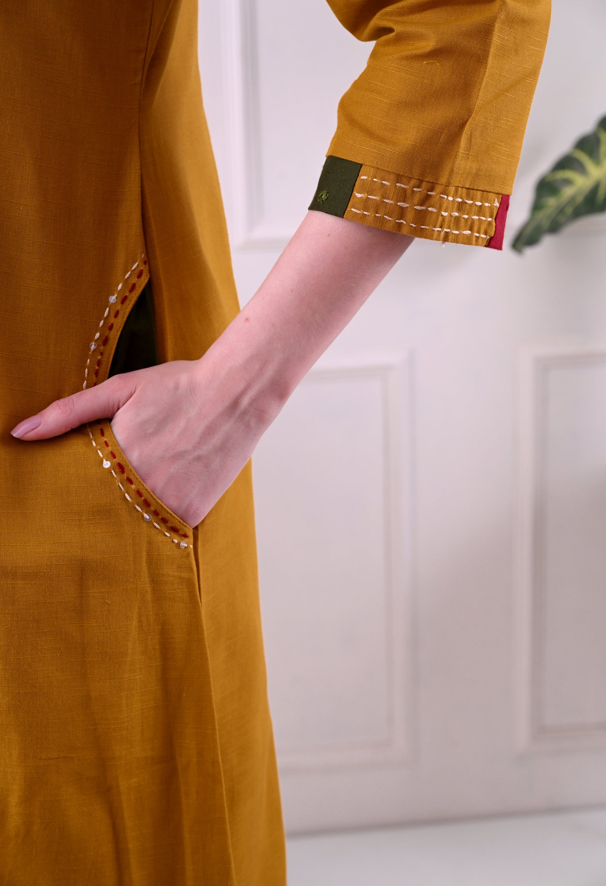 musterd Ethnic Meadow Pocket Kurta set