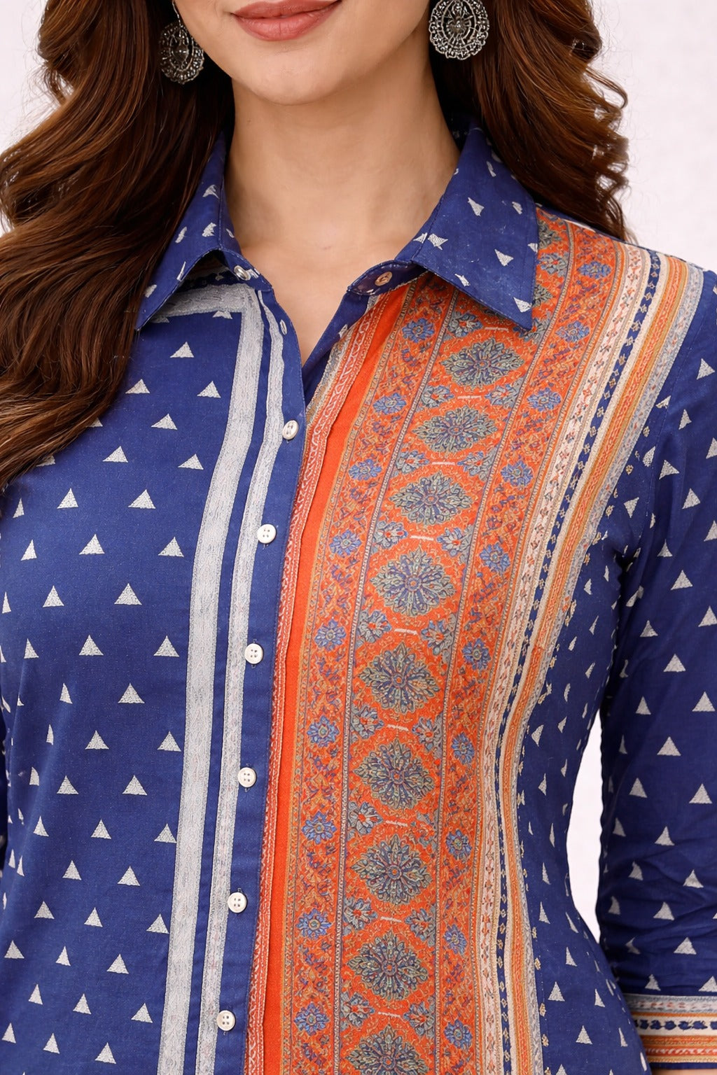 Modern Mosaic Printed Kurti