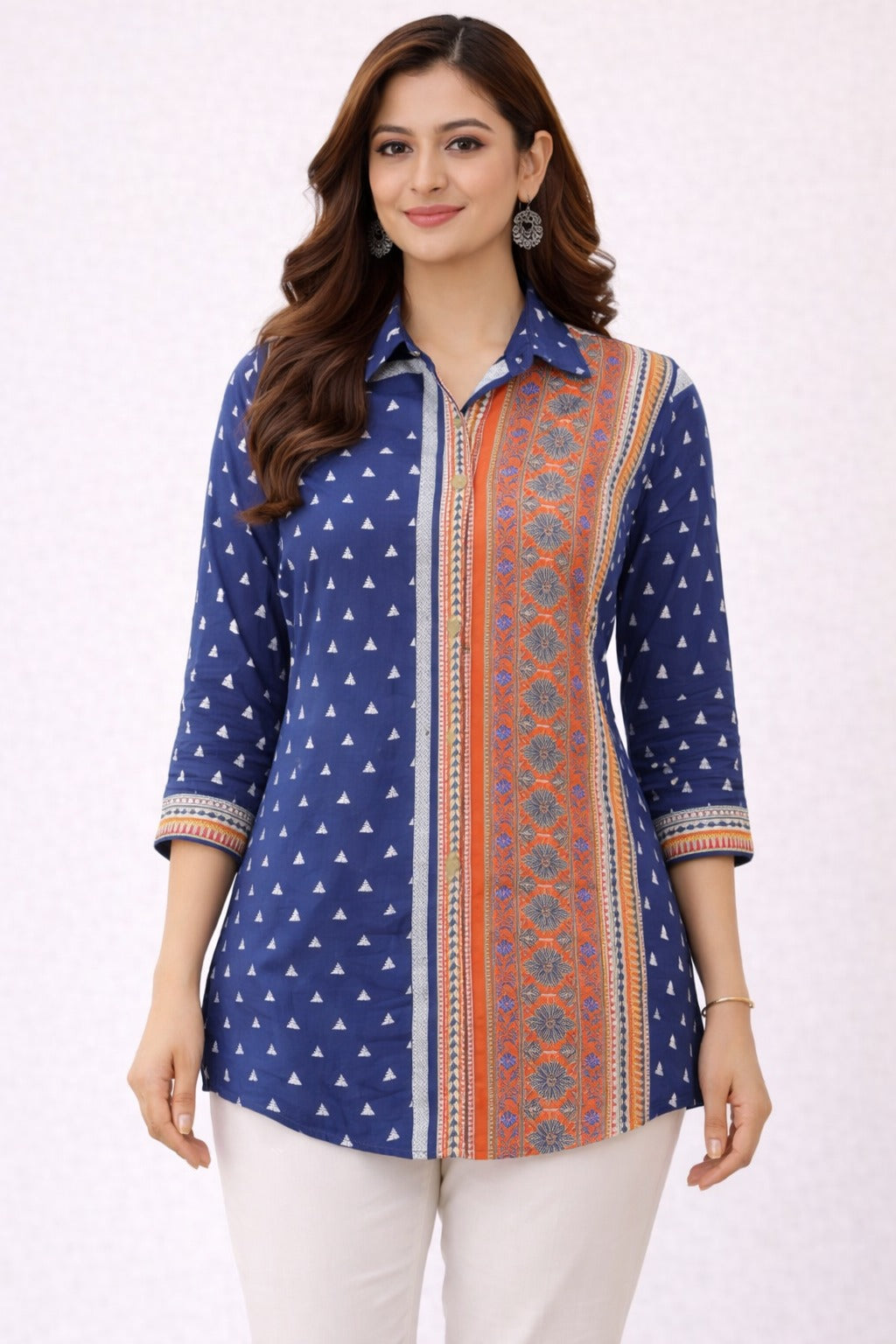 Modern Mosaic Printed Kurti