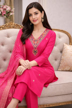 Rani colour with Neck work
