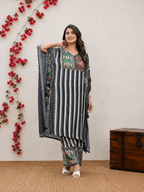 Black Zoya Kaftan Set
