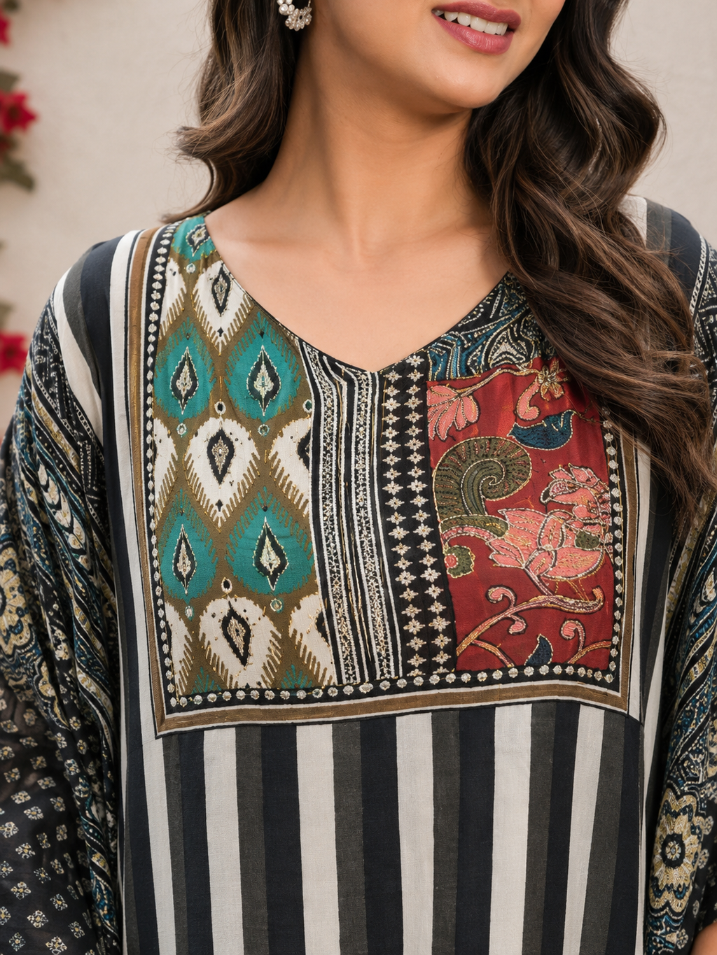 Black Zoya Kaftan Set