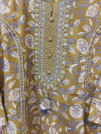 Mustard kurti A-Line