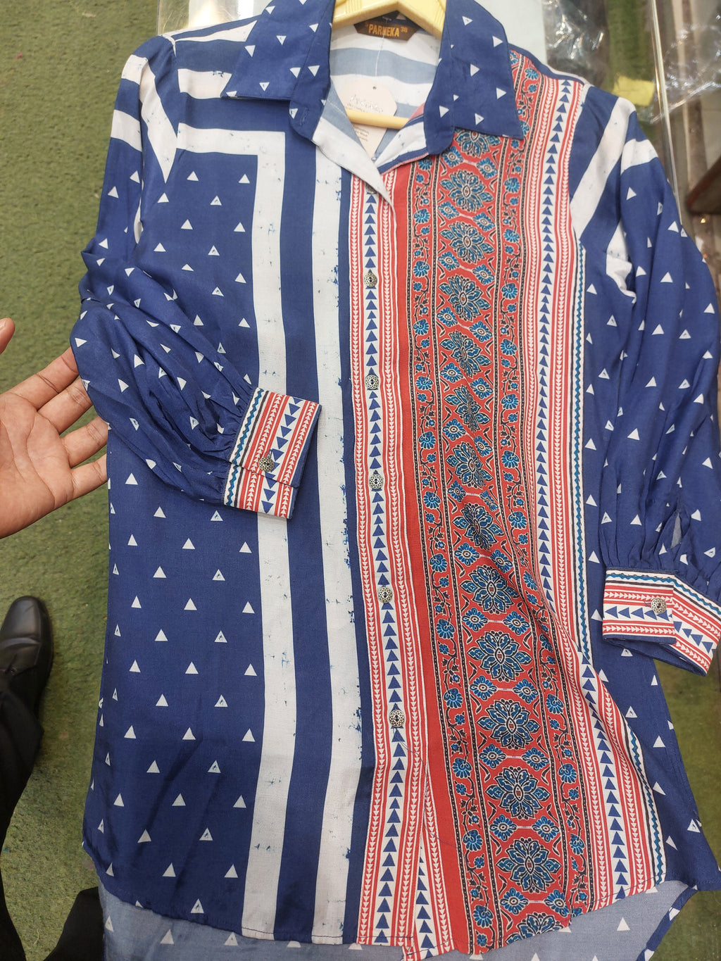 Modern Mosaic Printed Kurti